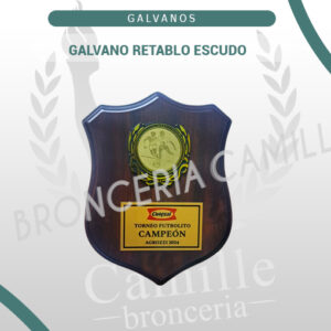 GALVANO RETABLO ESCUDO