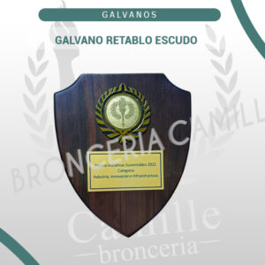 GALVANO RETABLO ESCUDO