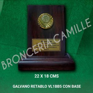 GALVANO RETABLO CON BASE