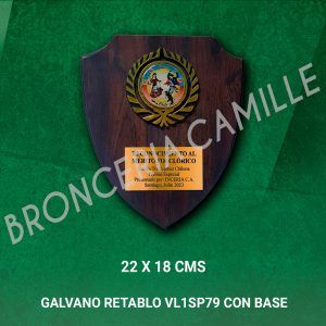 GALVANO RETABLO ESCUDO