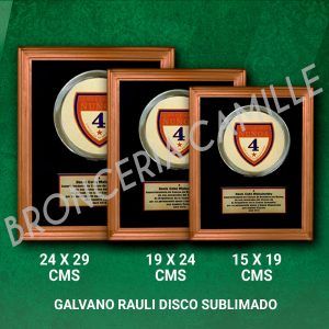 Galvano rauli disco sublimado