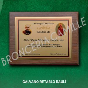 Galvano Retablo Raulí
