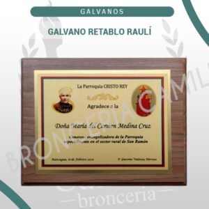 Galvano Retablo Raulí