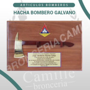 HACHA BOMBERO GALVANO