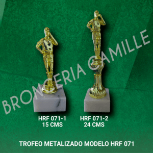 Trofeo Metalizado Modelo HRF 071