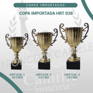 Copa importada HRT 038 <br>Desde 20cms Hasta 25cms