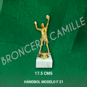 Trofeo Metalizado Voleibol - Hándbol Modelo F 21