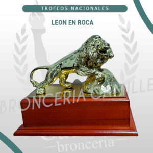 LEON EN ROCA