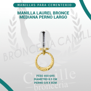 MANILLA LAUREL BRONCE MEDIANA PERNO LARGO