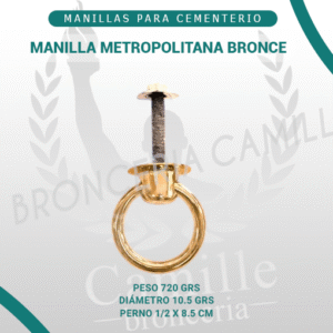 MANILLA METROPOLITANA BRONCE