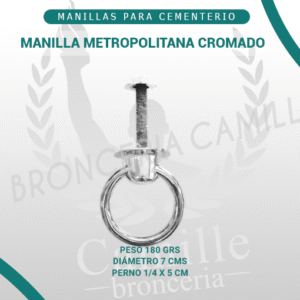 MANILLA METROPOLITANA CROMADO