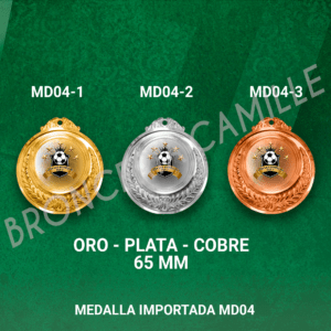 MEDALLA ESPECIAL md 04 6.5cms ø