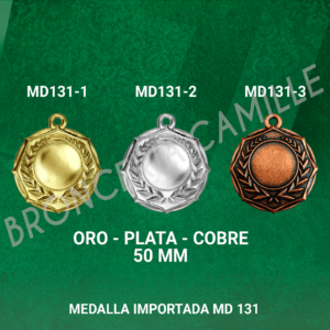 MEDALLA IMPORTADA MD131 5cms ø
