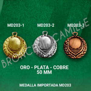 MEDALLA IMPORTADA MD-203 5cms ø