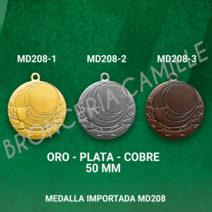 MEDALLA IMPORTADA MD208 5cms ø