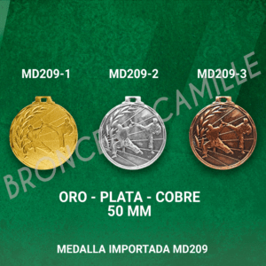 MEDALLA IMPORTADA MD209 5cms ø