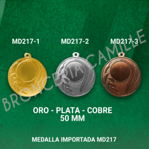 MEDALLA IMPORTADA MD217 5cms ø