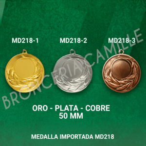 MEDALLA IMPORTADA MD218 5cms ø