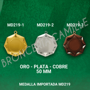 MEDALLA IMPORTADA MD219 5cms ø