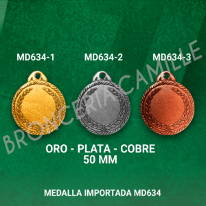 Medalla Importada MD634 5cms ø