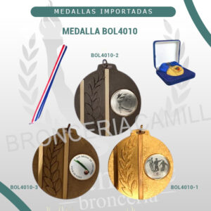 MEDALLA BOL4010<br> 5cms ø
