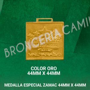 MEDALLA ESPECIAL ZAMAC 44mm x 44mm