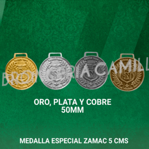 MEDALLA ESPECIAL ZAMAC 5cms ø