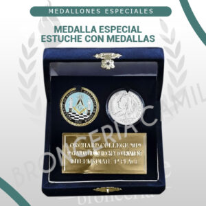 MEDALLA ESPECIAL estuche con medallas