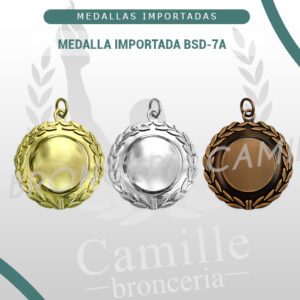 MEDALLA IMPORTADA BSD-7A<br> 4.2cms ø