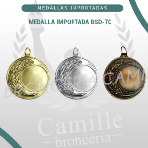MEDALLA  IMPORTADA  BSD-7C<br> 4.2cms ø