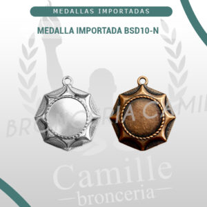 MEDALLA  IMPORTADA  BSD10-N <br> 4.5cms ø