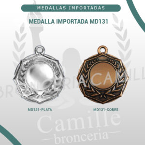 MEDALLA IMPORTADA MD131<br> 5cms ø