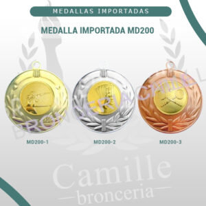 MEDALLA IMPORTADA MD200<br> 5cms ø