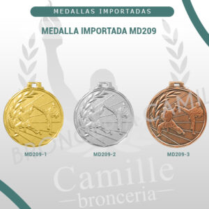 MEDALLA IMPORTADA MD209<br> 5cms ø