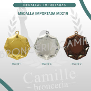 MEDALLA IMPORTADA MD219<br> 5cms ø