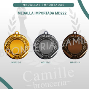 MEDALLA IMPORTADA MD222<br> 5cms ø