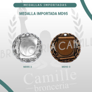 MEDALLA IMPORTADA MD95<br> 4.9cms ø