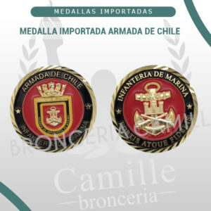 Medalla Importada Armada de Chile<br> 5cms ø
