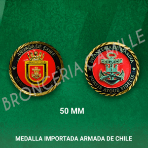 Medalla Importada Armada de Chile 5cms ø
