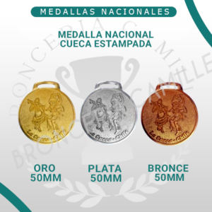 Medalla Nacional Cueca Estampada