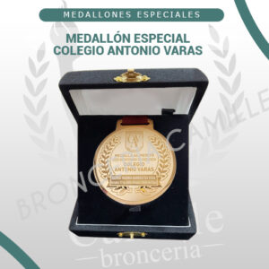 Medallón Especial Colegio Antonio Varas<br> 7 cms ø