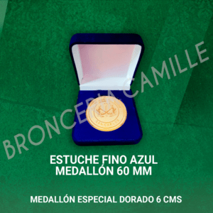 Medallón Especial Dorado 6 cms ø