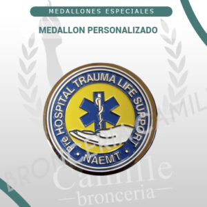Medallon personalizado <br>5cms  ø