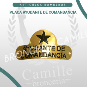 PLACA AYUDANTE DE COMANDANCIA