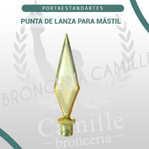 Punta de lanza para mástil