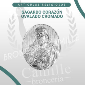 SAGARDO CORAZÓN OVALADO CROMADO