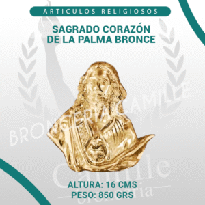 SAGRADO CORAZÓN DE LA PALMA BRONCE