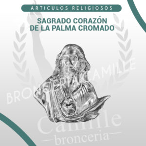 SAGRADO CORAZÓN DE LA PALMA CROMADO