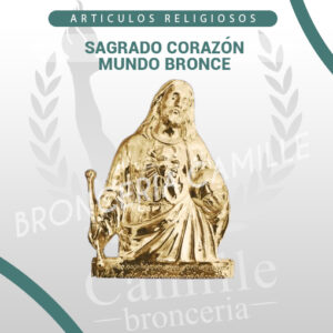 SAGRADO CORAZÓN MUNDO BRONCE