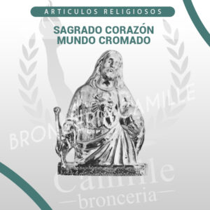 SAGRADO CORAZÓN MUNDO CROMADO